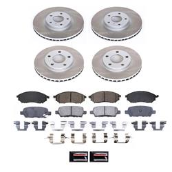 PowerStop Z17 Evolution Plus Semi-Coated Rotor Brake Kits SC114