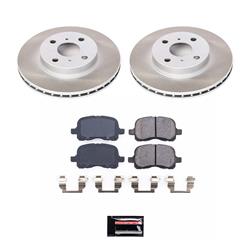 PowerStop Z17 Evolution Plus Semi-Coated Rotor Brake Kits for 1998-2002 COROLLA, PRIZM - SC1152