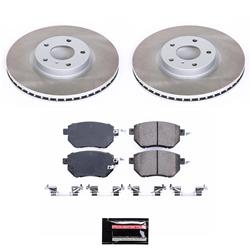 PowerStop Z17 Evolution Plus Semi-Coated Rotor Brake Kits for 2007-2008 MAXIMA, 2006-2007 MURANO - SC116