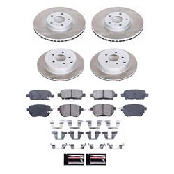 PowerStop Z17 Evolution Plus Semi-Coated Rotor Brake Kits for 2006-2007 MURANO - SC119