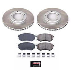 PowerStop Z17 Evolution Plus Semi-Coated Rotor Brake Kits for 1995-2004 TACOMA - SC1232