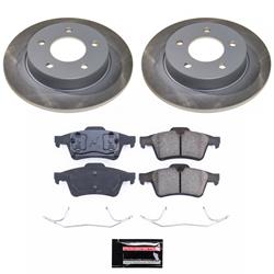 PowerStop Z17 Evolution Plus Semi-Coated Rotor Brake Kits for 2004-2005 3 - SC124