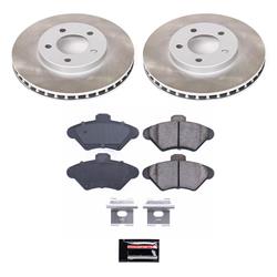 PowerStop Z17 Evolution Plus Semi-Coated Rotor Brake Kits for 1993-1997 COUGAR, THUNDERBIRD - SC1325