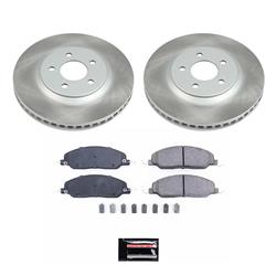PowerStop Z17 Evolution Plus Semi-Coated Rotor Brake Kits for 2005-2010 MUSTANG - SC1380