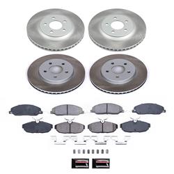 PowerStop Z17 Evolution Plus Semi-Coated Rotor Brake Kits for 2005-2010 MUSTANG - SC1381