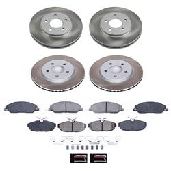 PowerStop Z17 Evolution Plus Semi-Coated Rotor Brake Kits for 2005-2010 MUSTANG - SC1383