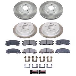 PowerStop Z17 Evolution Plus Semi-Coated Rotor Brake Kits for 2006-2010 IMPALA, 2006-2007 MONTE CARLO - SC1438