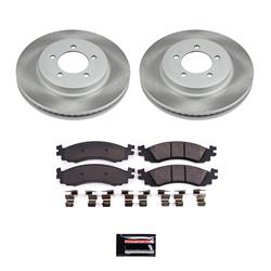 PowerStop Z17 Evolution Plus Semi-Coated Rotor Brake Kits for 2006-2010 EXPLORER, MOUNTAINEER, 2007-2010 EXPLORER SPORT TRAC - SC1441