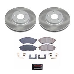 PowerStop Z17 Evolution Plus Semi-Coated Rotor Brake Kits for 2003-2004 M45, 2002-2006 Q45 - SC152