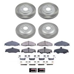 PowerStop Z17 Evolution Plus Semi-Coated Rotor Brake Kits for 1998-2002 CAMARO, FIREBIRD - SC1548
