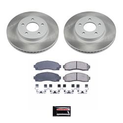 PowerStop Z17 Evolution Plus Semi-Coated Rotor Brake Kits for 2005-2006 EQUINOX, 2006 TORRENT, 2002-2007 VUE - SC1576