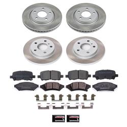 PowerStop Z17 Evolution Plus Semi-Coated Rotor Brake Kits for 2004 GRAND PRIX - SC1587