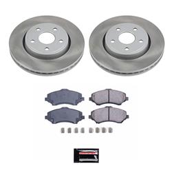 PowerStop Z17 Evolution Plus Semi-Coated Rotor Brake Kits for 2008-2012 LIBERTY, 2007-2011 NITRO - SC1631