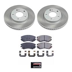 PowerStop Z17 Evolution Plus Semi-Coated Rotor Brake Kits SC165