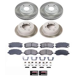 PowerStop Z17 Evolution Plus Semi-Coated Rotor Brake Kits SC1683