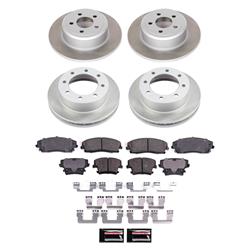 PowerStop Z17 Evolution Plus Semi-Coated Rotor Brake Kits SC1715
