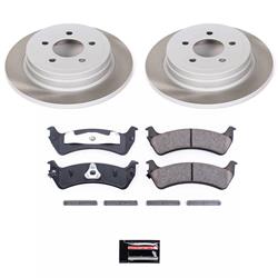 PowerStop Z17 Evolution Plus Semi-Coated Rotor Brake Kits for 2003 EXPLORER SPORT - SC1770