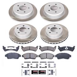 PowerStop Z17 Evolution Plus Semi-Coated Rotor Brake Kits for 1995-2001 EXPLORER, 1998-2001 MOUNTAINEER - SC1861