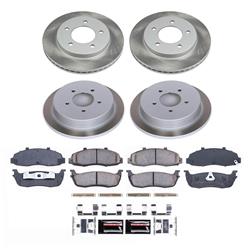 PowerStop Z17 Evolution Plus Semi-Coated Rotor Brake Kits for 1999-2000 F-150 - SC1867