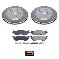 PowerStop Z17 Evolution Plus Semi-Coated Rotor Brake Kits for 1997-2002 EXPEDITION, 1998-2002 NAVIGATOR - SC1869