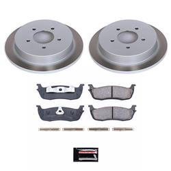 PowerStop Z17 Evolution Plus Semi-Coated Rotor Brake Kits for 1997-2000 EXPEDITION, 1999-2000 F-150, 1998-2000 NAVIGATOR - SC1872