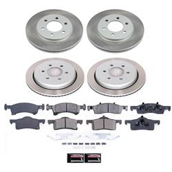 PowerStop Z17 Evolution Plus Semi-Coated Rotor Brake Kits for 2002-2006 EXPEDITION, 2003-2006 NAVIGATOR - SC1934