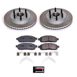 PowerStop Z17 Evolution Plus Semi-Coated Rotor Brake Kits for 2004-2008 F-150, 2006-2008 MARK LT - SC1939