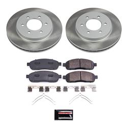PowerStop Z17 Evolution Plus Semi-Coated Rotor Brake Kits for 2004-2008 F-150, 2006-2008 MARK LT - SC1943