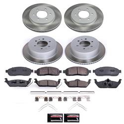 PowerStop Z17 Evolution Plus Semi-Coated Rotor Brake Kits for 2004-2008 F-150, 2006-2008 MARK LT - SC1944