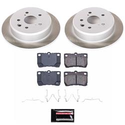PowerStop Z17 Evolution Plus Semi-Coated Rotor Brake Kits for 2006-2013 IS250 - SC195