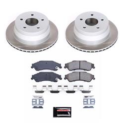 PowerStop Z17 Evolution Plus Semi-Coated Rotor Brake Kits SC2003