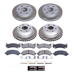 PowerStop Z17 Evolution Plus Semi-Coated Rotor Brake Kits SC2016