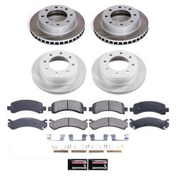 PowerStop Z17 Evolution Plus Semi-Coated Rotor Brake Kits for 2003-2020 EXPRESS 2500, SAVANA 2500 - SC2025