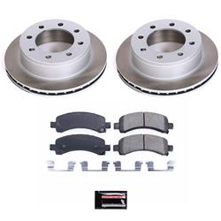 PowerStop Z17 Evolution Plus Semi-Coated Rotor Brake Kits SC2043
