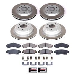 PowerStop Z17 Evolution Plus Semi-Coated Rotor Brake Kits SC2058