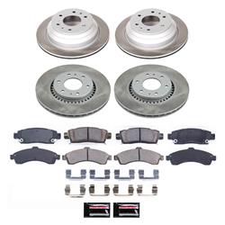 PowerStop Z17 Evolution Plus Semi-Coated Rotor Brake Kits SC2062