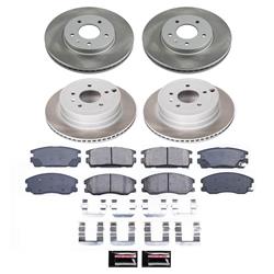 PowerStop Z17 Evolution Plus Semi-Coated Rotor Brake Kits SC2091