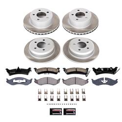 PowerStop Z17 Evolution Plus Semi-Coated Rotor Brake Kits SC2121