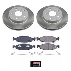PowerStop Z17 Evolution Plus Semi-Coated Rotor Brake Kits for 1999-2002 GRAND CHEROKEE - SC2147