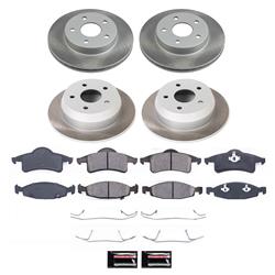 PowerStop Z17 Evolution Plus Semi-Coated Rotor Brake Kits for 1999-2002 GRAND CHEROKEE - SC2148