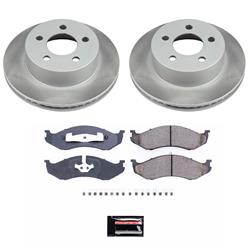 PowerStop Z17 Evolution Plus Semi-Coated Rotor Brake Kits for 1999-2001 CHEROKEE, 1999-2006 WRANGLER - SC2152