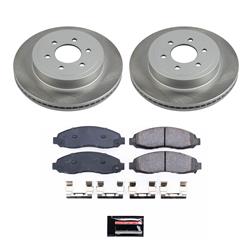 PowerStop Z17 Evolution Plus Semi-Coated Rotor Brake Kits for 2003-2004 DAKOTA - SC2187