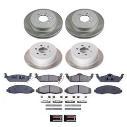 PowerStop Z17 Evolution Plus Semi-Coated Rotor Brake Kits for 2003-2004 DAKOTA - SC2188