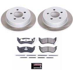 PowerStop Z17 Evolution Plus Semi-Coated Rotor Brake Kits for 2003-2007 LIBERTY, 2003-2006 WRANGLER - SC2197