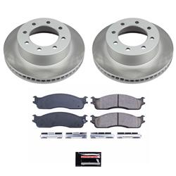 PowerStop Z17 Evolution Plus Semi-Coated Rotor Brake Kits for 2003-2008 RAM 3500, RAM 2500, 2006-2008 RAM 1500 - SC2203