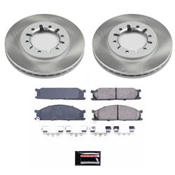 PowerStop Z17 Evolution Plus Semi-Coated Rotor Brake Kits for 1998-2004 FRONTIER - SC2278