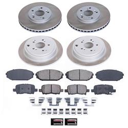 PowerStop Z17 Evolution Plus Semi-Coated Rotor Brake Kits for 2001-2002 MDX - SC2300
