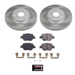 PowerStop Z17 Evolution Plus Semi-Coated Rotor Brake Kits for 2000-2005 CELICA, 2005-2010 TC - SC2313