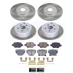 PowerStop Z17 Evolution Plus Semi-Coated Rotor Brake Kits for 2000-2005 CELICA - SC2314
