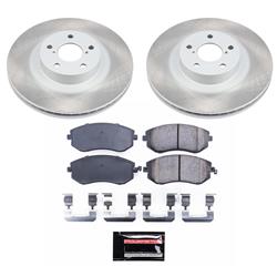 PowerStop Z17 Evolution Plus Semi-Coated Rotor Brake Kits SC2373